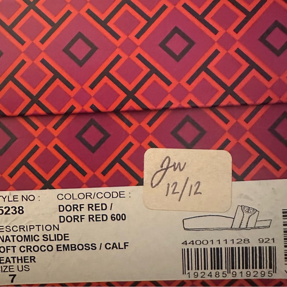Tory Burch “Anatomic” Slide Size 7 - Picture 6 of 6